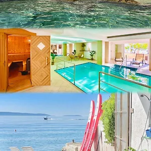 Luxury Seaside With A Classic Mediterranean Olive Garden, A Fully Equipped Professional Kitchen, Pool, Sauna, Padle Boards And Canoe - Miolin House Villa Trogir